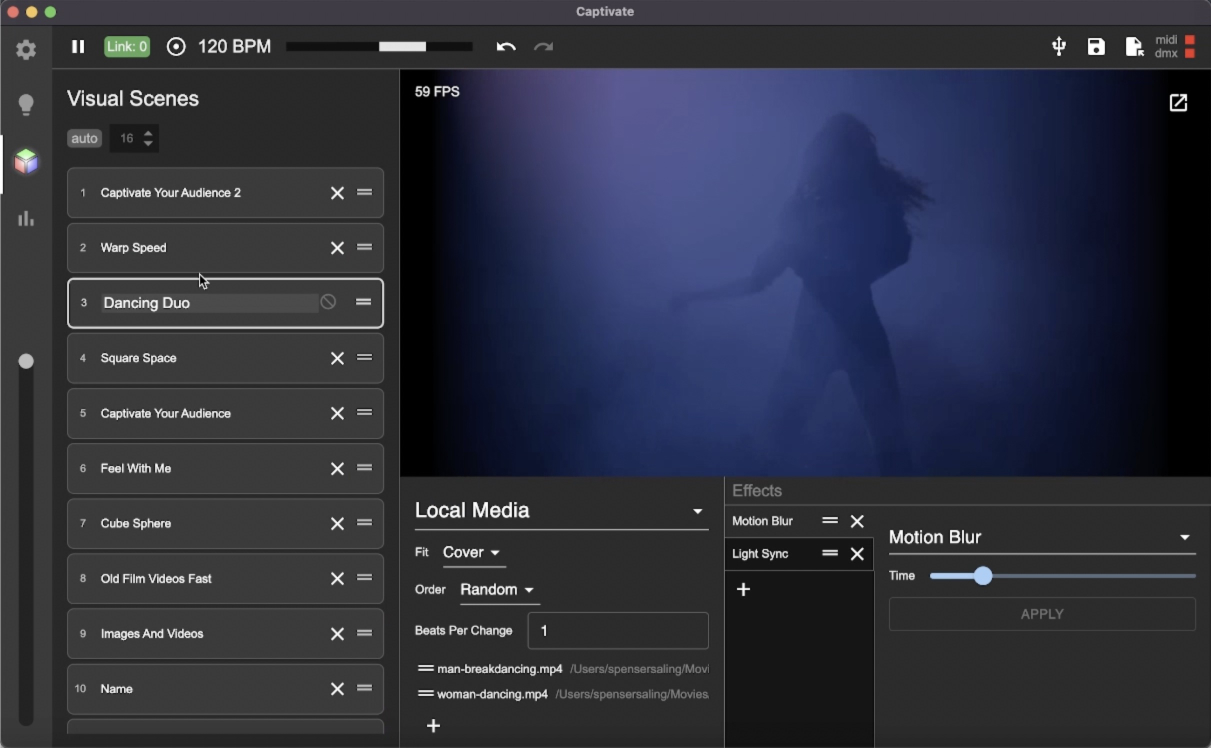 Captivate Visualizer Editor - Local Media